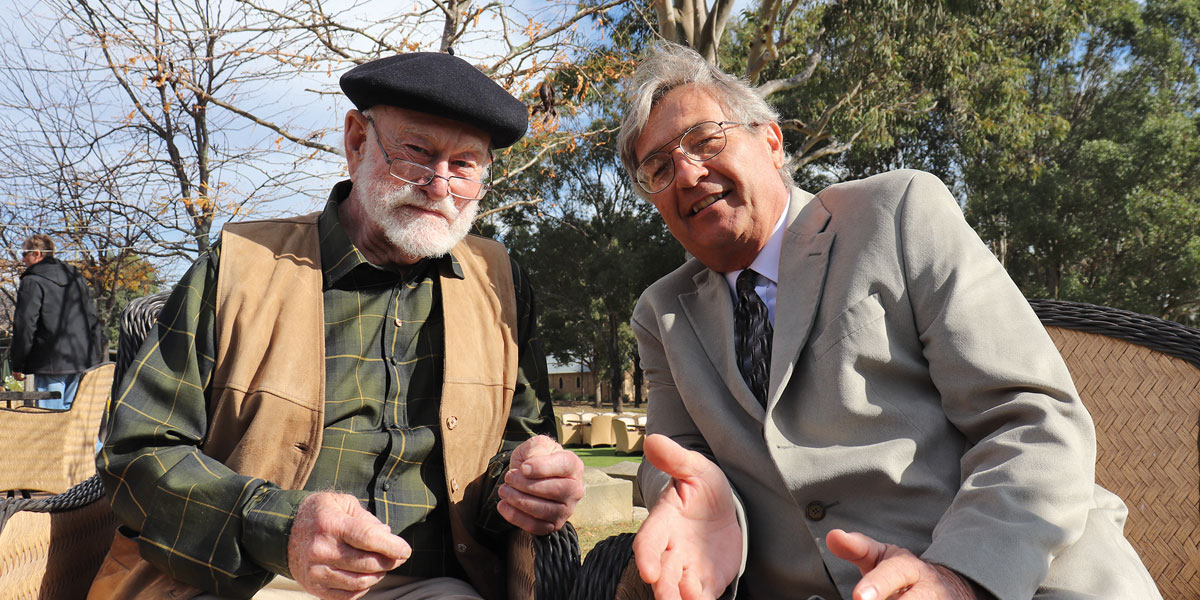 David finally meets respected Turf Scientist, Peter McMaugh.